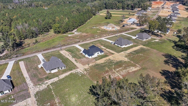 1025 Mullican Rd, Florence, MS 39073 - drone / aerial view with a forest view