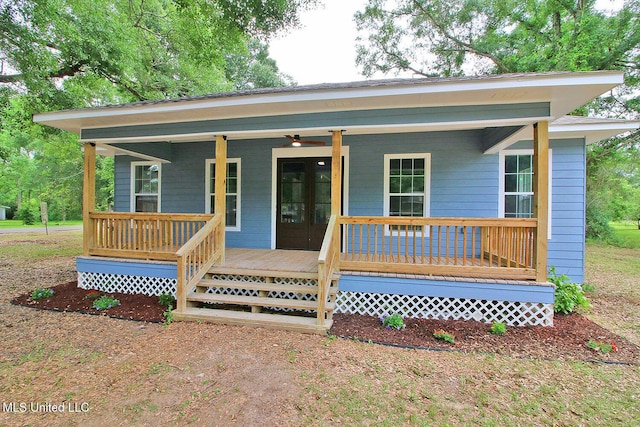 305 First Ave, New Augusta, MS 39462 - view of front of property featuring a porch