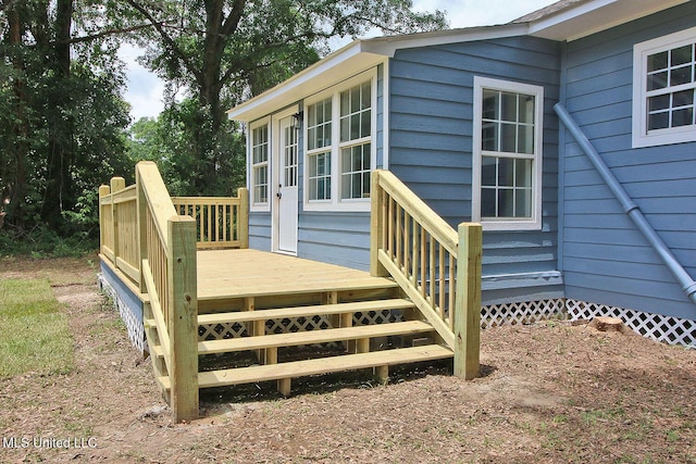 305 First Ave, New Augusta, MS 39462 - view of deck