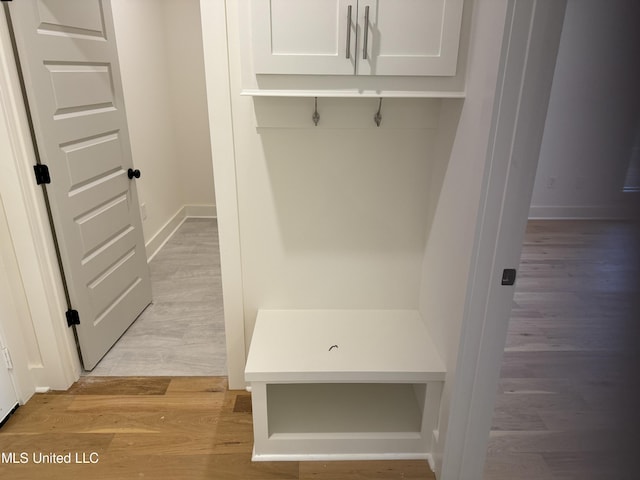 303 Birch Ct Lot 32, Canton, MS 39046 - mudroom with baseboards and light wood-type flooring