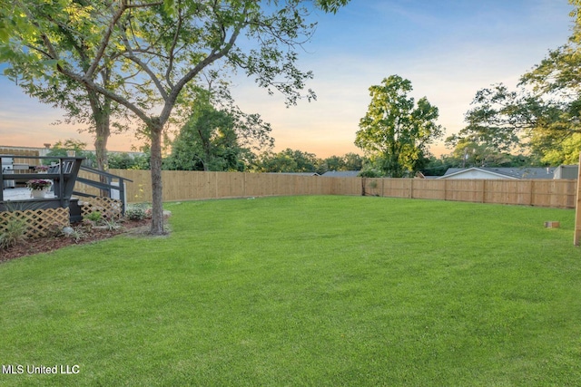 1264 28th St, Gulfport, MS 39501 - view of yard featuring a wooden deck