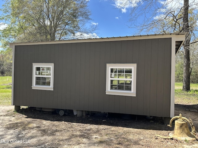 37 Harlan Davis Rd, Lumberton, MS 39455 - view of side of home featuring an outdoor structure