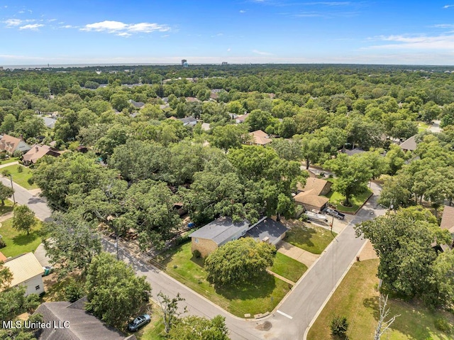441 Linda Dr, Biloxi, MS 39531 - aerial view of residential area with a heavily wooded area