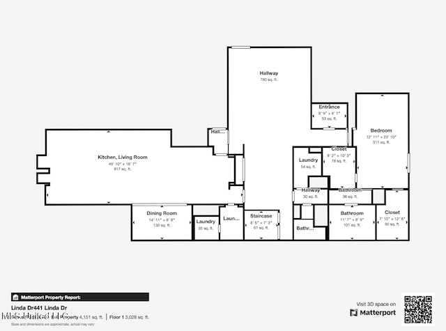 441 Linda Dr, Biloxi, MS 39531 - property floor plan