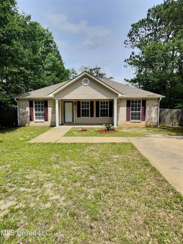 1204 Dorothy St, Ocean Springs, MS 39564 - ranch-style home with brick siding and roof with shingles