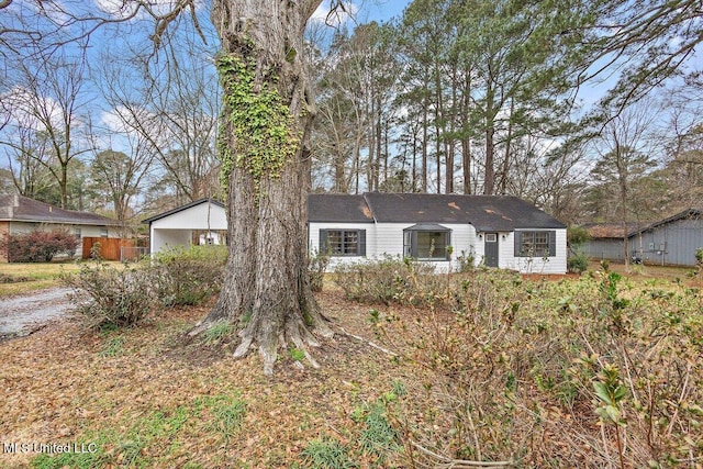 view of ranch-style house