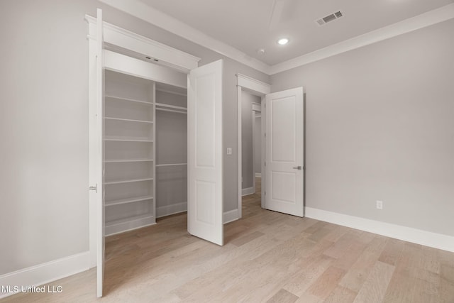 9 Sanctuary Ln, Sumrall, MS 39482 - unfurnished bedroom featuring recessed lighting, baseboards, visible vents, and wood finished floors