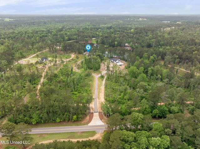 9 Sanctuary Ln, Sumrall, MS 39482 - bird's eye view with a forest view