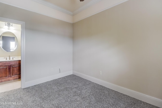 25 Oak Alley Ln Unit 25, Long Beach, MS 39560 - empty room with light carpet and crown molding
