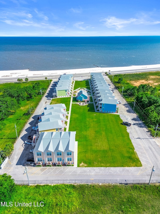 1515 E Beach Blvd Unit 114, Pass Christian, MS 39571 - drone / aerial view of a large body of water