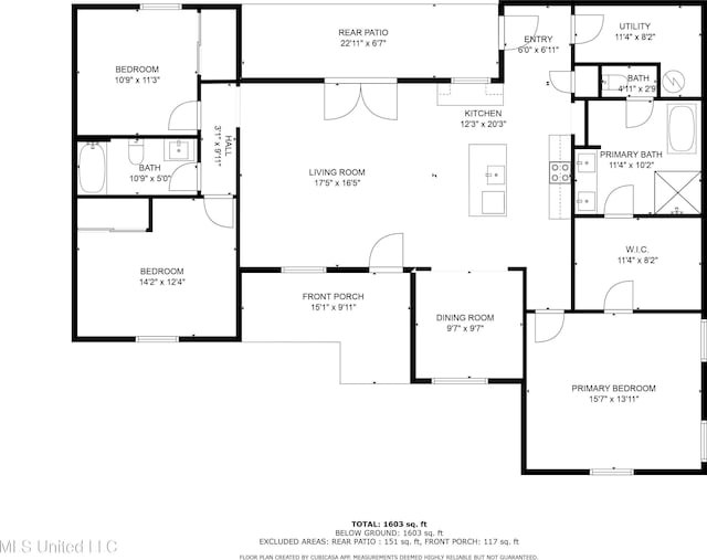 104 Patricia Cv, Raymond, MS 39154 - property floor plan