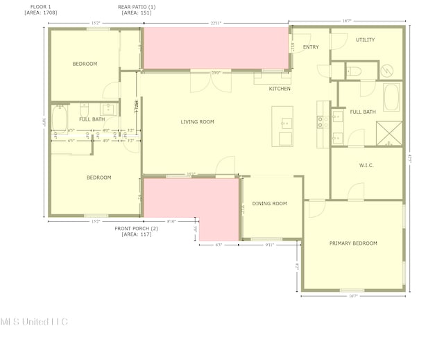 104 Patricia Cv, Raymond, MS 39154 - property floor plan
