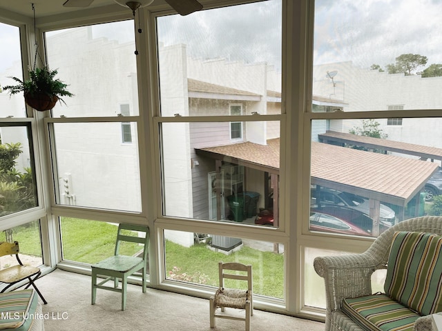 2501 Gulf Ave Unit 22, Gulfport, MS 39501 - sunroom / solarium featuring carpet floors
