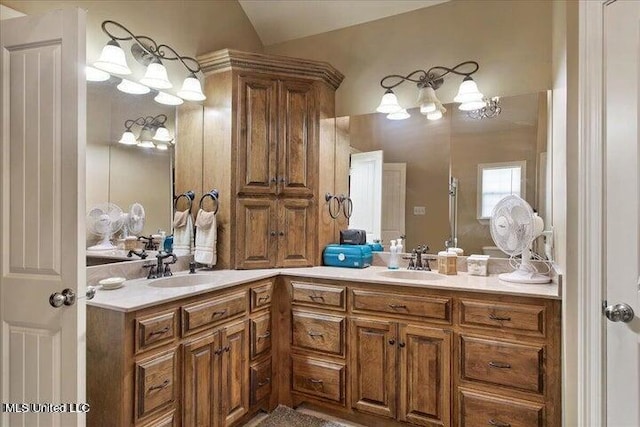 19101 Rucks Krans Rd, Moss Point, MS 39562 - full bathroom with double vanity