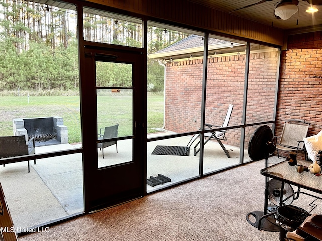 19101 Rucks Krans Rd, Moss Point, MS 39562 - sunroom / solarium with a ceiling fan