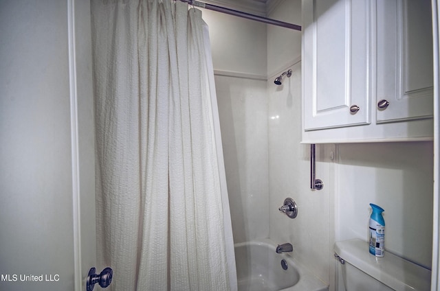 312 Faith Way, Brandon, MS 39042 - bathroom with shower / bath combo and toilet