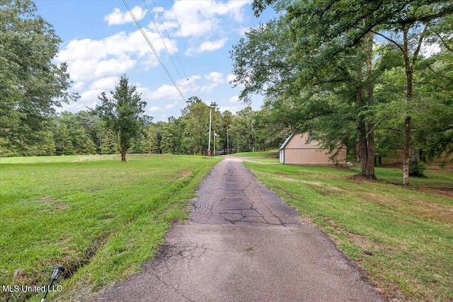 view of street with a view of trees