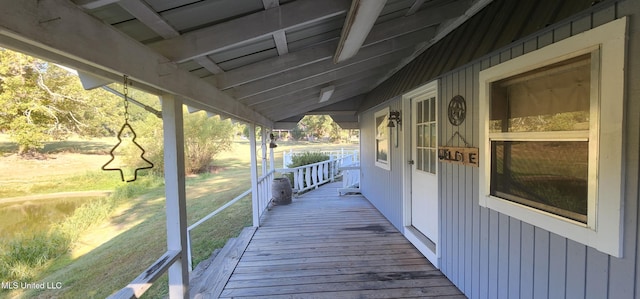 view of deck