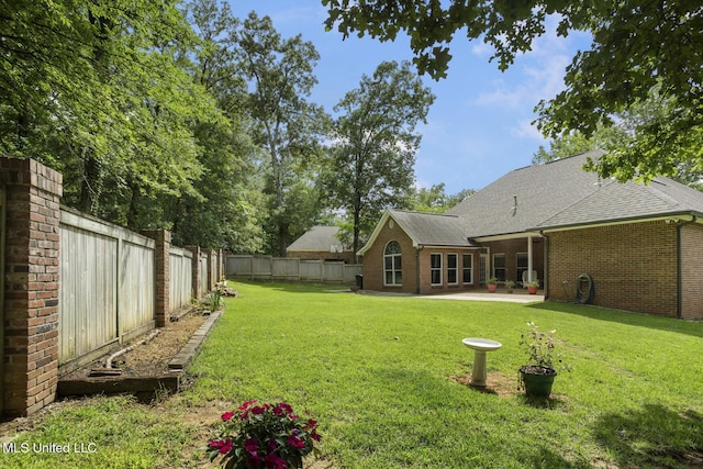 410 Woodland Hills Ct, Madison, MS 39110 - fenced backyard featuring a patio area