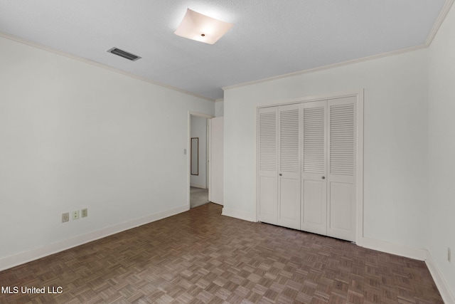 160 Marblehead Ct, Jackson, MS 39211 - unfurnished bedroom with a closet and ornamental molding