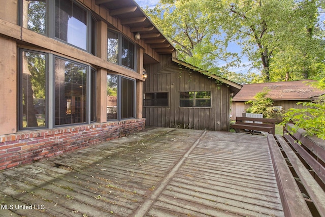 160 Marblehead Ct, Jackson, MS 39211 - view of wooden terrace