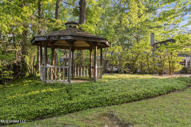 160 Marblehead Ct, Jackson, MS 39211 - view of yard featuring a gazebo