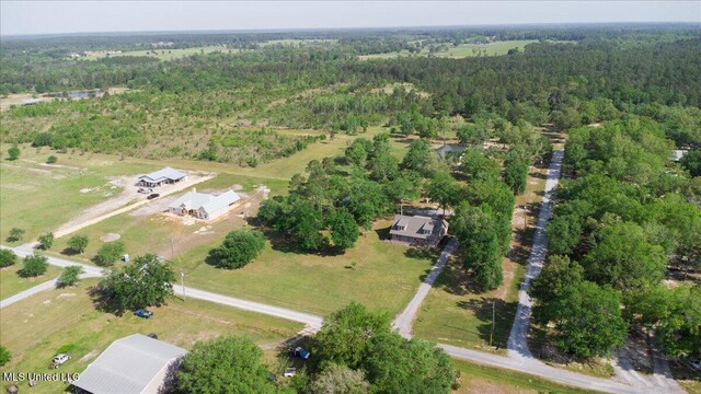 24023 Robert E Lee Rd, Lucedale, MS 39452 - aerial view with a forest view