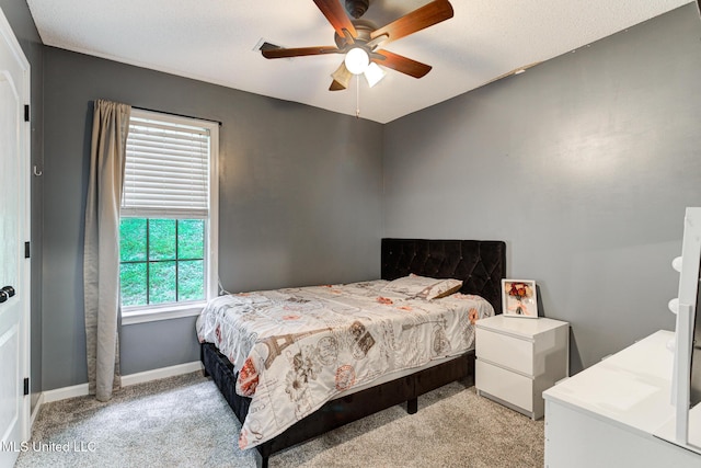 9821 Morgan Manor Dr, Olive Branch, MS 38654 - bedroom featuring light colored carpet and ceiling fan