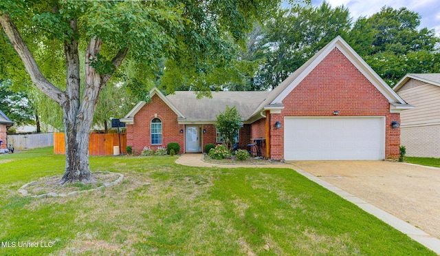 9821 Morgan Manor Dr, Olive Branch, MS 38654 - traditional-style house featuring brick siding, concrete driveway, and a garage