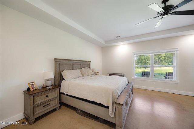 335 Aaron Rd, Sarah, MS 38665 - bedroom with baseboards and a ceiling fan