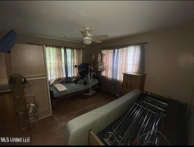 20454 Saucier Advance Rd, Saucier, MS 39574 - bedroom featuring a ceiling fan