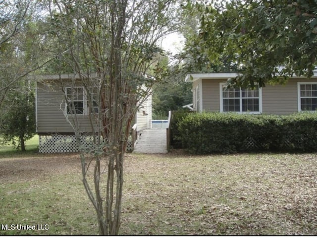 20454 Saucier Advance Rd, Saucier, MS 39574 - view of yard