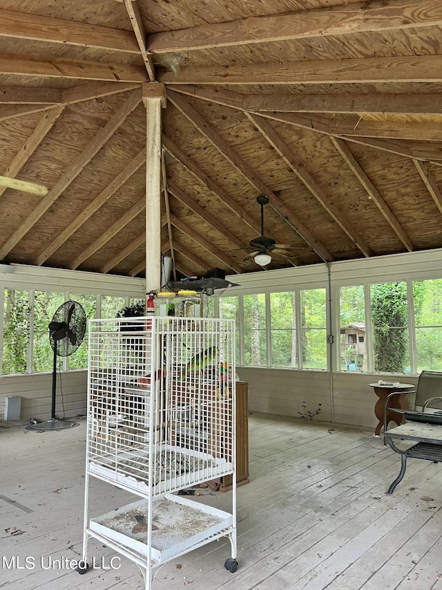 20454 Saucier Advance Rd, Saucier, MS 39574 - view of unfurnished sunroom