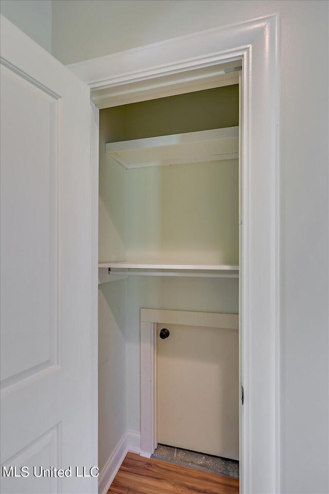 view of closet