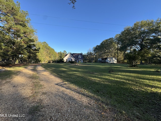 view of yard