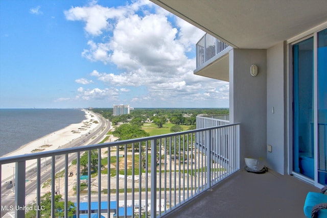 2668 Beach Blvd Unit 1405, Biloxi, MS 39531 - balcony featuring a water view