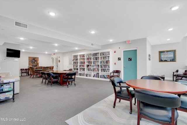 2668 Beach Blvd Unit 1405, Biloxi, MS 39531 - dining room featuring light colored carpet and recessed lighting