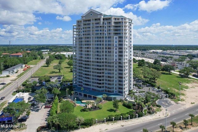 2668 Beach Blvd Unit 1405, Biloxi, MS 39531 - aerial view of apartment complex and a pool area