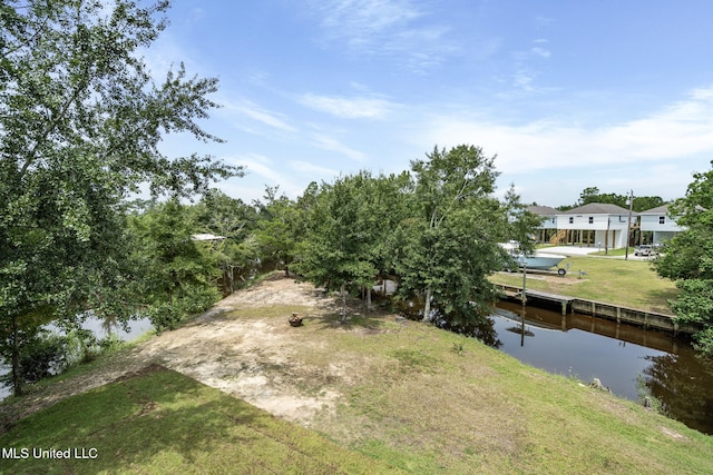 4113 Blue Jay St, Bay Saint Louis, MS 39520 - view of yard featuring a water view