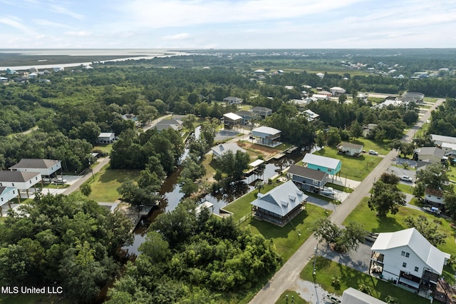 4113 Blue Jay St, Bay Saint Louis, MS 39520 - drone / aerial view with a water view