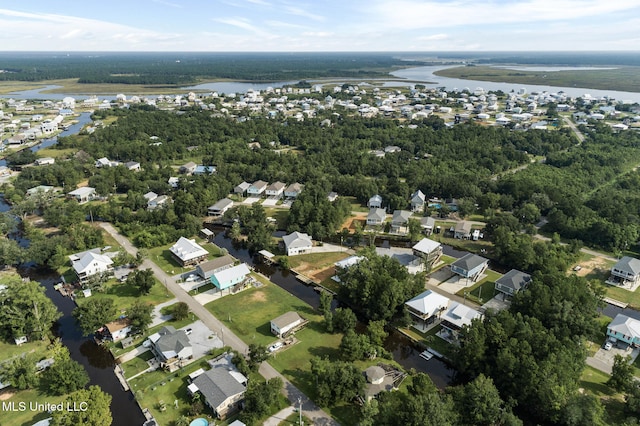 4113 Blue Jay St, Bay Saint Louis, MS 39520 - aerial view with a water view