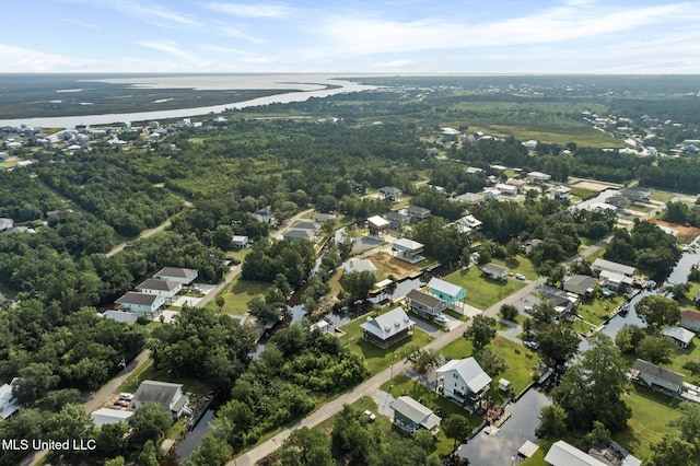 4113 Blue Jay St, Bay Saint Louis, MS 39520 - drone / aerial view featuring a water view