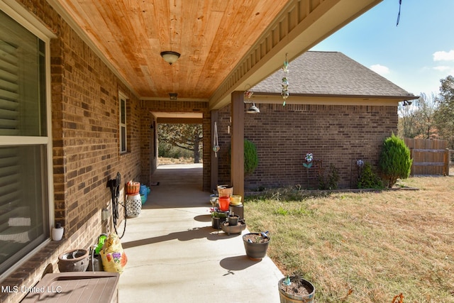 view of patio / terrace