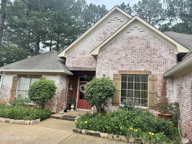 856 Wellington Way, Madison, MS 39110 - view of front facade with brick siding and roof with shingles