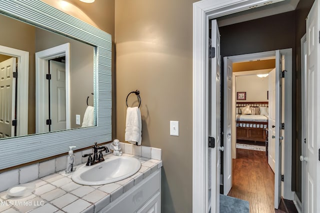 856 Wellington Way, Madison, MS 39110 - ensuite bathroom featuring vanity and wood finished floors