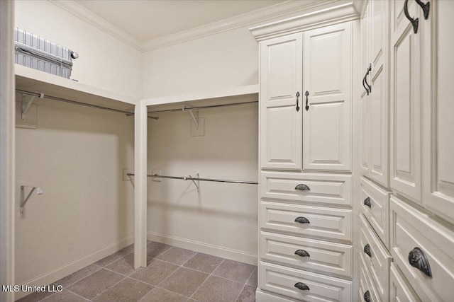 12025 Springridge Rd, Terry, MS 39170 - spacious closet with dark tile patterned floors