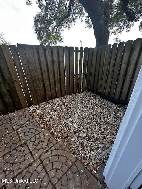exterior space with fence