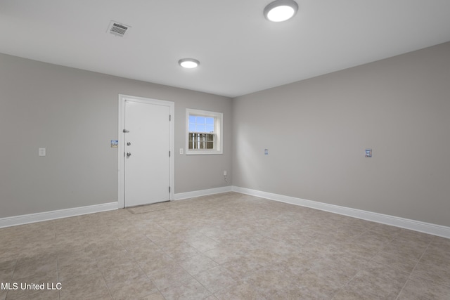 80 E Beach St Unit 4, Gulfport, MS 39507 - unfurnished room featuring baseboards and visible vents
