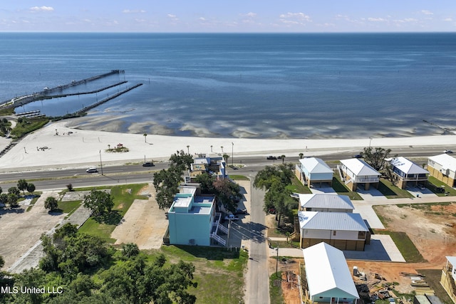 80 E Beach St Unit 4, Gulfport, MS 39507 - drone / aerial view with a water view