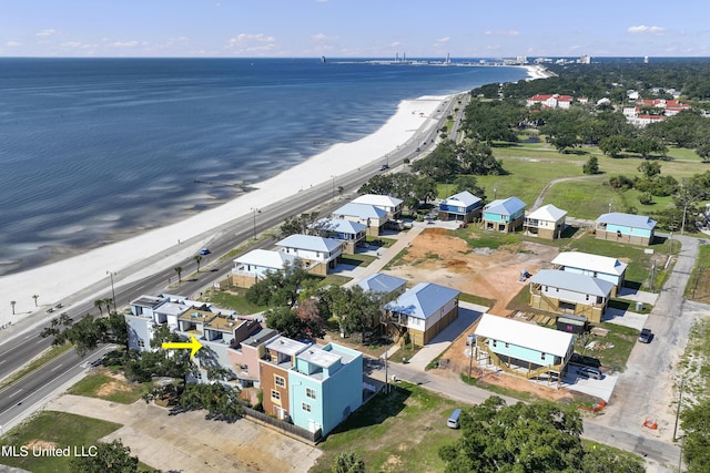 80 E Beach St Unit 4, Gulfport, MS 39507 - bird's eye view with a water view and a residential view
